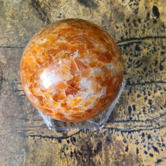 SUNSTONE crystal stone set - 1 sphere and 1 tower - Picture 7 of 9